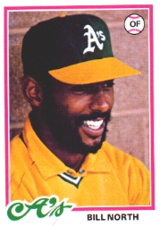 1978 Topps Baseball Cards      163     Bill North